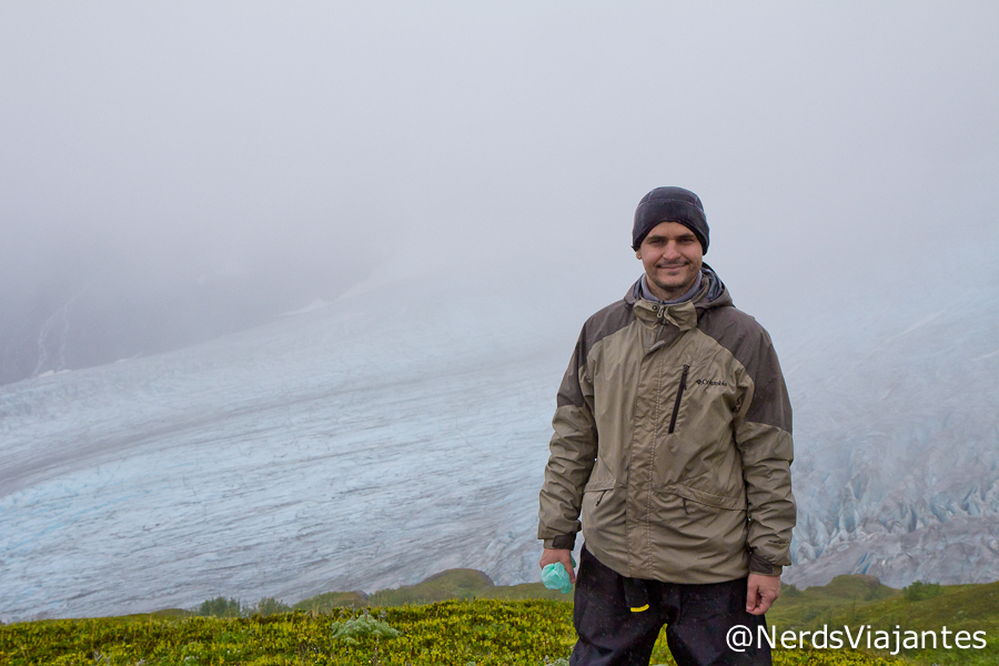 Nerd na Trilha do Harding Icefield - Kenai Fjjords National Park