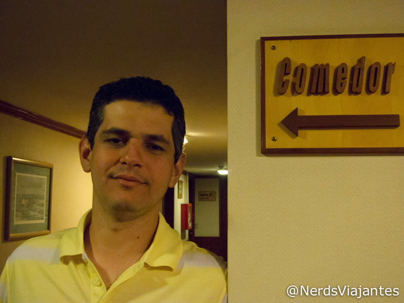 Nerd se achando no hotel em Puerto Montt - Chile