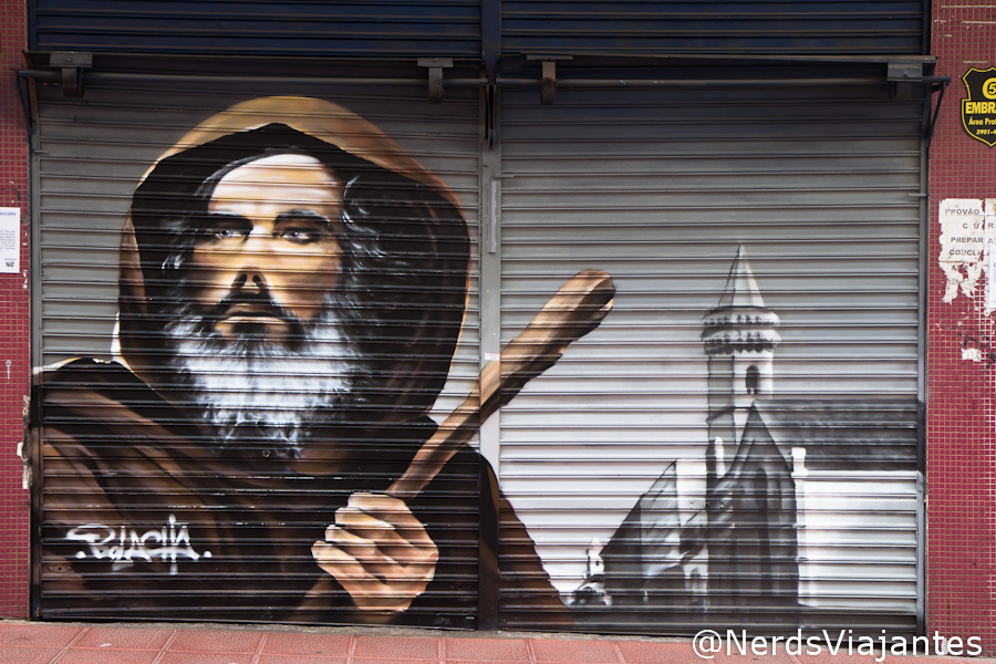 Arte urbana na rua São Francisco