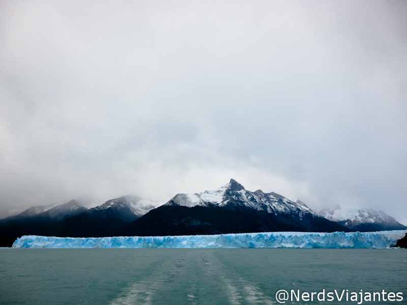 Toda a extensão do lado norte do Glaciar Perito Moreno