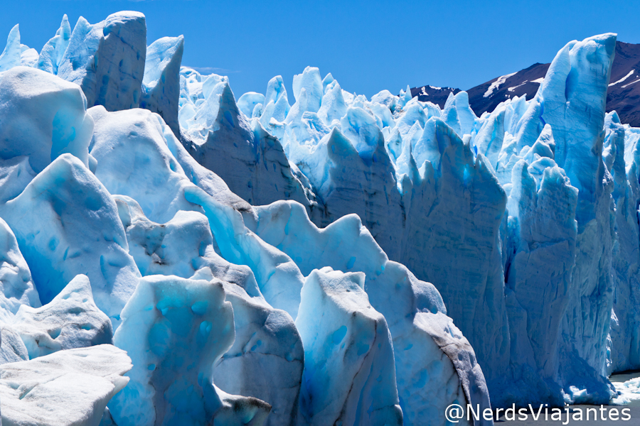 Detalhes do magnífico Glaciar Perito Moreno, em El Calafate - Patagônia Argentina