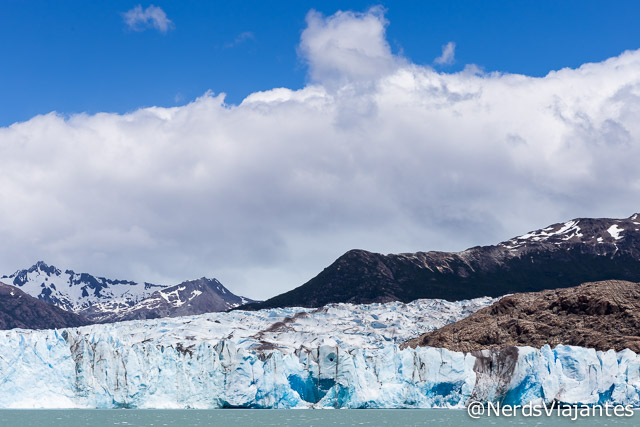 Vista frontal do Glaciar Viedma - Patagônia Argentina