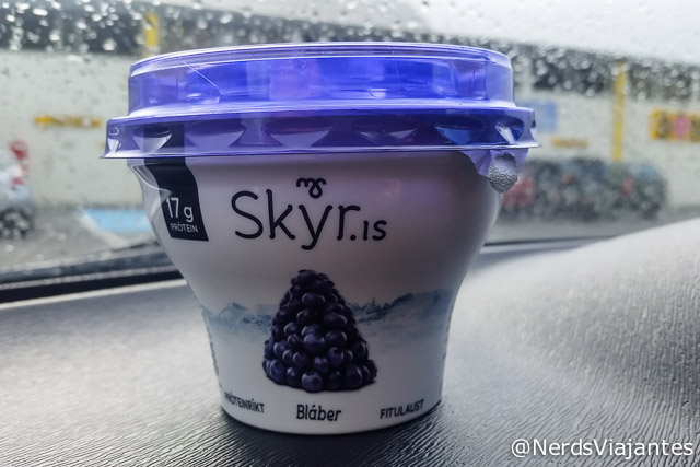 Delicioso iogurte Skyr que encontramos na Islândia