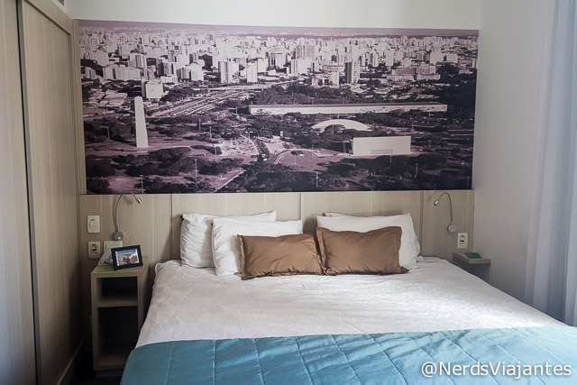 Quarto do Hotel Quality Suites Oscar Freire em São Paulo - SP