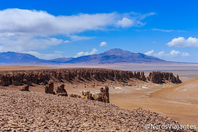 Formações e cores no Salar de Tara, Atacama - Chile