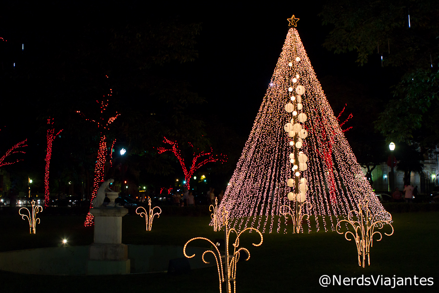 Decoração de Natal da Praça da Liberdade