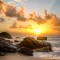 Pôr do sol na Praia da Conceição - Fernando de Noronha