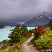 Lago Nordenskjold no parque Torres del Paine - Patagônia Chilena